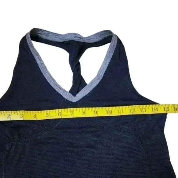 Lululemon Run: Personal Best Tank Top Women's 4 Black Static Run Active Vintage - Picture 8 of 9